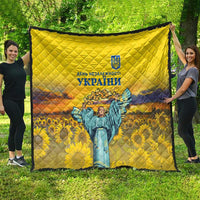 Ukraine Monument Independence Day Quilt Glory to Ukraine!