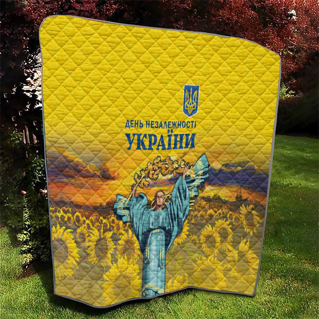 Ukraine Monument Independence Day Quilt Glory to Ukraine!