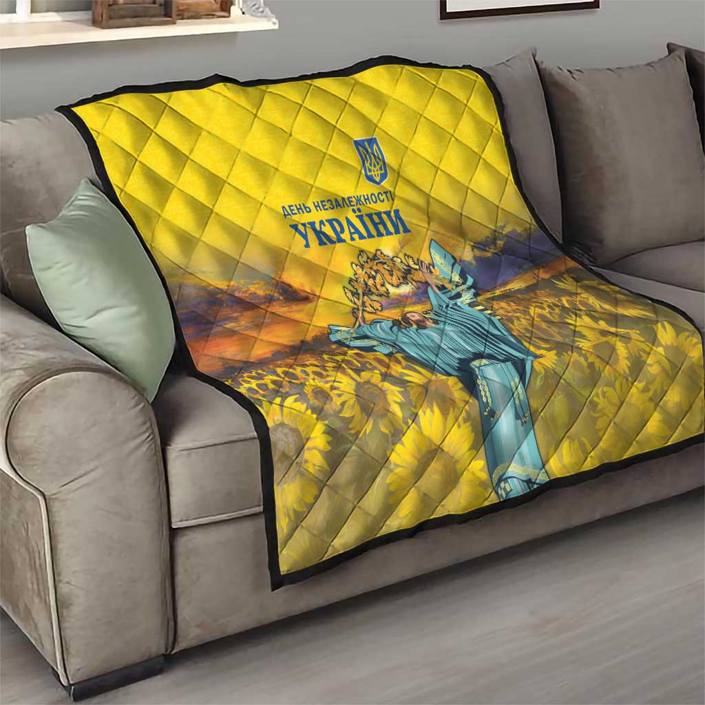 Ukraine Monument Independence Day Quilt Glory to Ukraine!