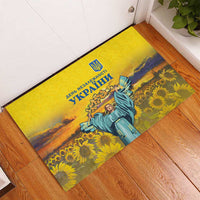 Ukraine Monument Independence Day Rubber Doormat Glory to Ukraine!