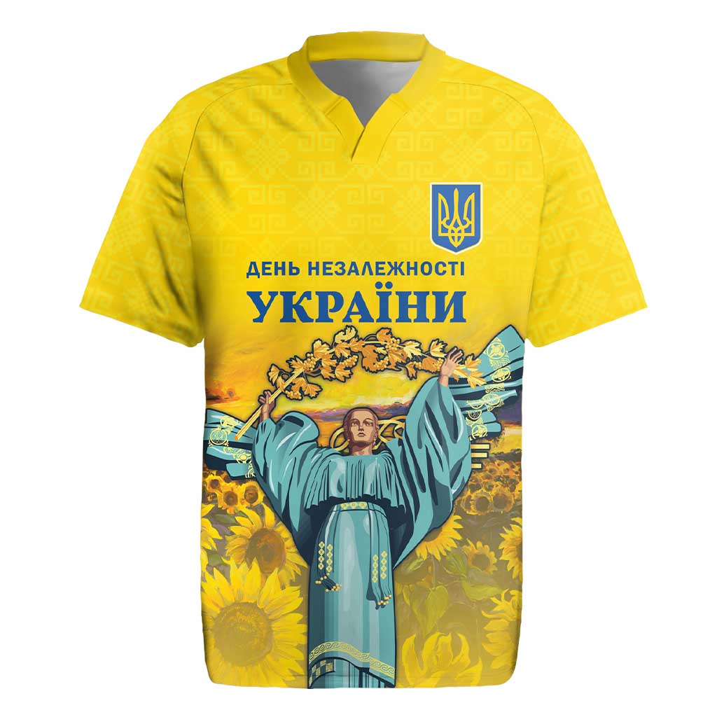 Ukraine Monument Independence Day Rugby Jersey Glory to Ukraine!