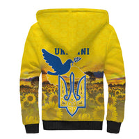 Ukraine Monument Independence Day Sherpa Hoodie Glory to Ukraine!