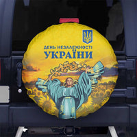 Ukraine Monument Independence Day Spare Tire Cover Glory to Ukraine!