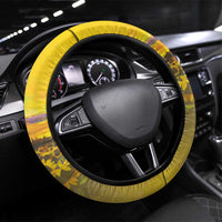 Ukraine Monument Independence Day Steering Wheel Cover Glory to Ukraine!