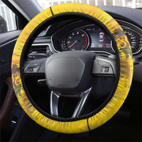 Ukraine Monument Independence Day Steering Wheel Cover Glory to Ukraine!