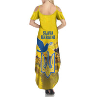 Ukraine Monument Independence Day Summer Maxi Dress Glory to Ukraine!
