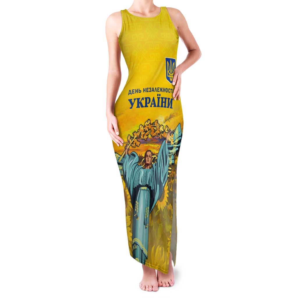 Ukraine Monument Independence Day Tank Maxi Dress Glory to Ukraine!