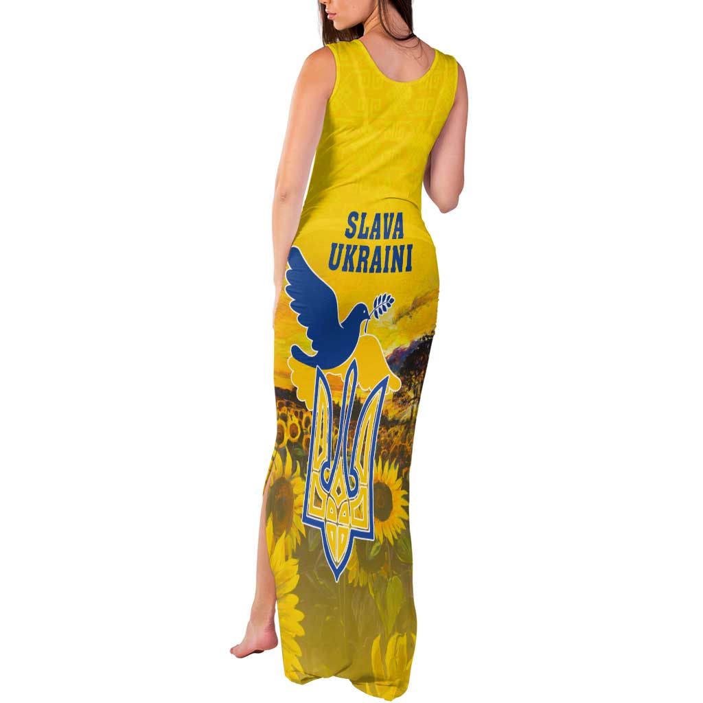 Ukraine Monument Independence Day Tank Maxi Dress Glory to Ukraine!