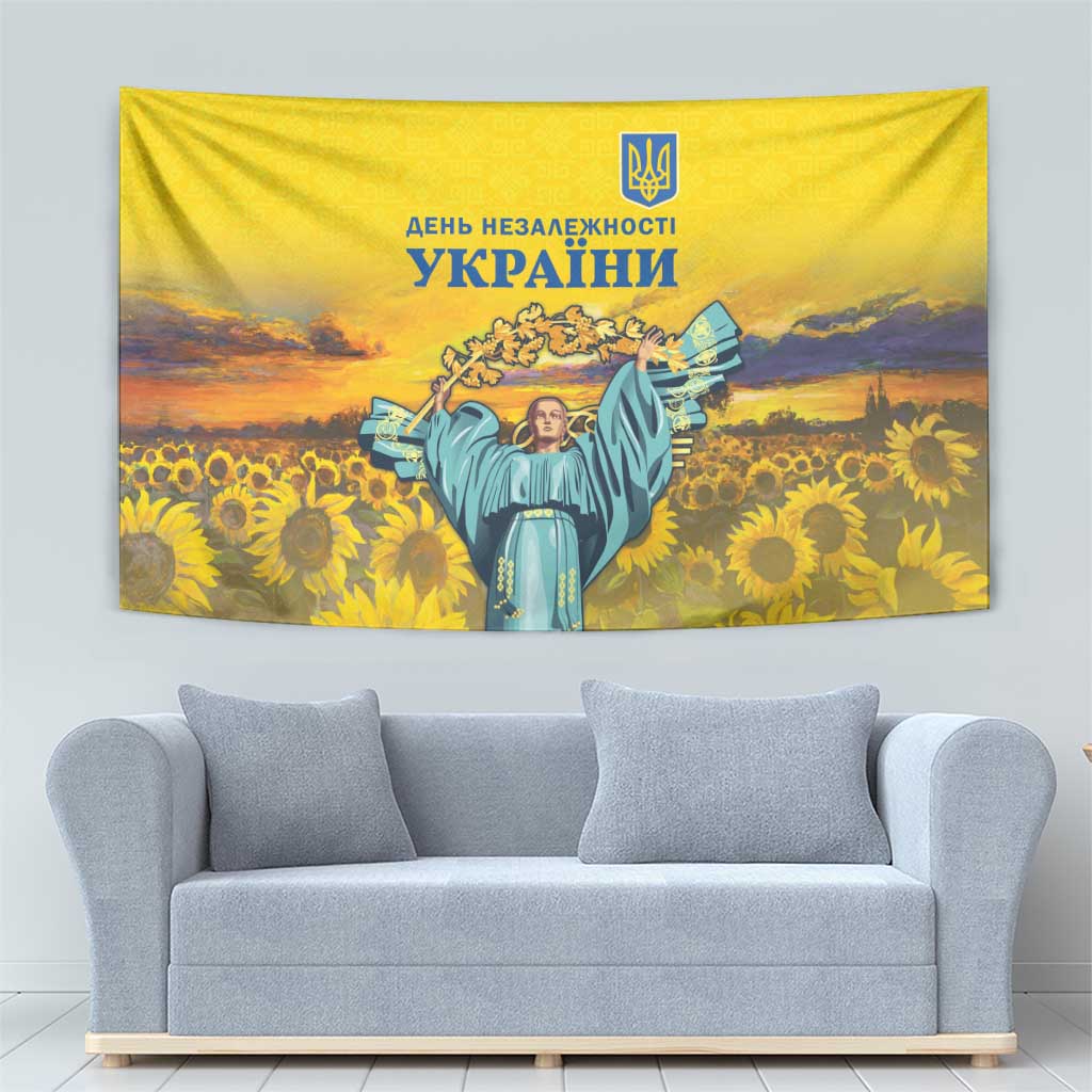Ukraine Monument Independence Day Tapestry Glory to Ukraine!