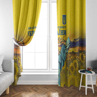 Ukraine Monument Independence Day Window Curtain Glory to Ukraine!