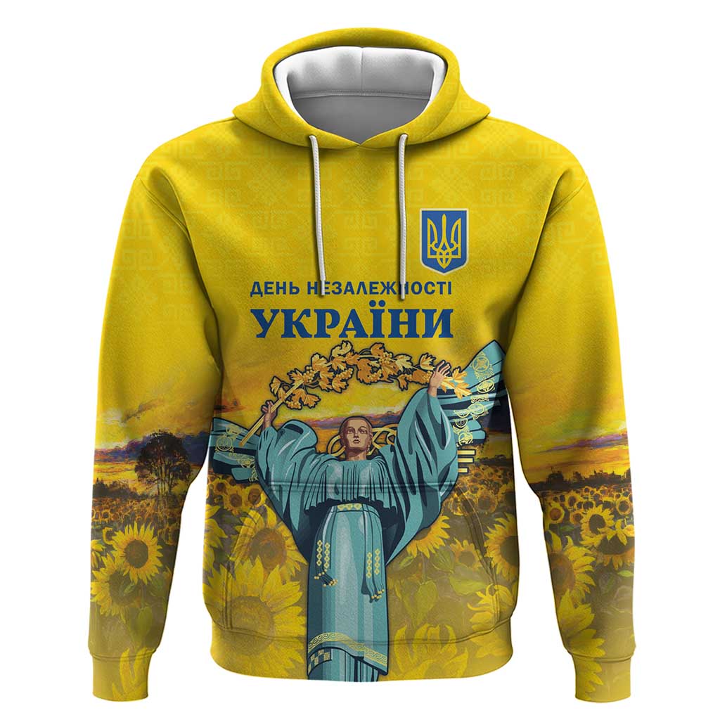 Ukraine Monument Independence Day Zip Hoodie Glory to Ukraine!