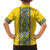 Blue Ukraine Folk Patterns Family Matching Puletasi and Hawaiian Shirt Simple Style