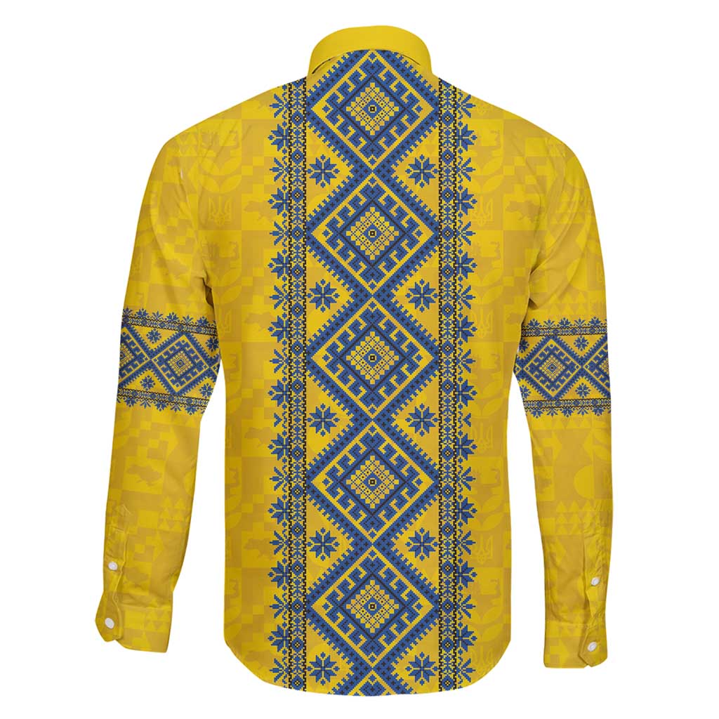 Blue Ukraine Folk Patterns Family Matching Puletasi and Hawaiian Shirt Simple Style