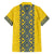 Blue Ukraine Folk Patterns Hawaiian Shirt Simple Style