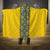 Blue Ukraine Folk Patterns Hooded Blanket Simple Style
