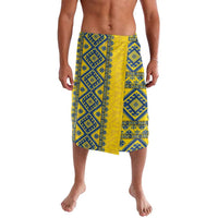 Blue Ukraine Folk Patterns Lavalava Simple Style