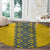 Blue Ukraine Folk Patterns Round Carpet Simple Style