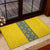 Blue Ukraine Folk Patterns Rubber Doormat Simple Style