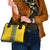 Blue Ukraine Folk Patterns Shoulder Handbag Simple Style
