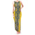 Blue Ukraine Folk Patterns Tank Maxi Dress Simple Style