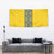 Blue Ukraine Folk Patterns Tapestry Simple Style