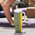 Blue Ukraine Folk Patterns Tumbler With Handle Simple Style