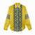 Blue Ukraine Folk Patterns Women Casual Shirt Simple Style