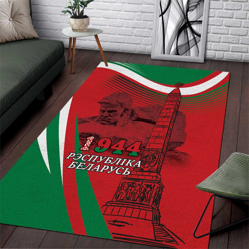 Belarus Independence Day Area Rug Brest Fortress And Victory Square