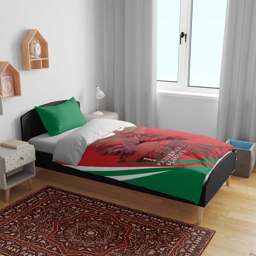 Belarus Independence Day Bedding Set Brest Fortress And Victory Square