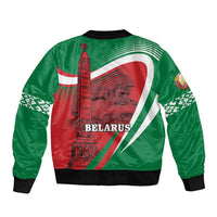 Belarus Independence Day Bomber Jacket Brest Fortress And Victory Square