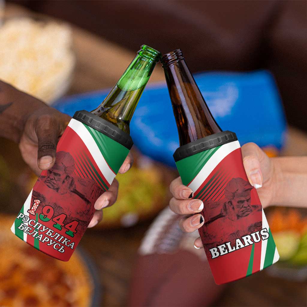 Belarus Independence Day 4 in 1 Can Cooler Tumbler Brest Fortress And Victory Square