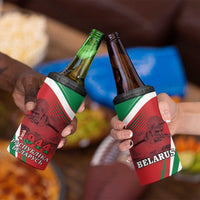 Belarus Independence Day 4 in 1 Can Cooler Tumbler Brest Fortress And Victory Square