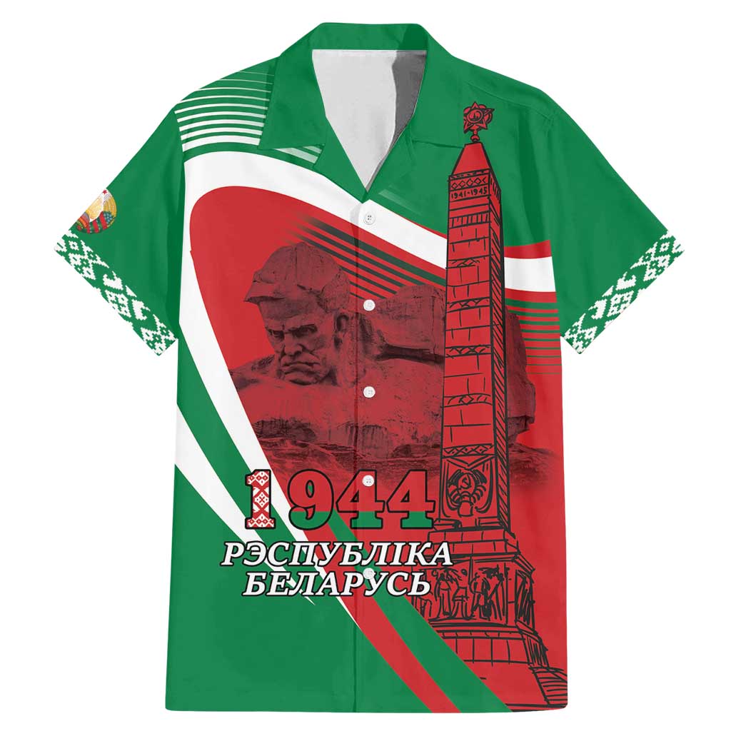 Belarus Independence Day Family Matching Mermaid Dress and Hawaiian Shirt Brest Fortress And Victory Square