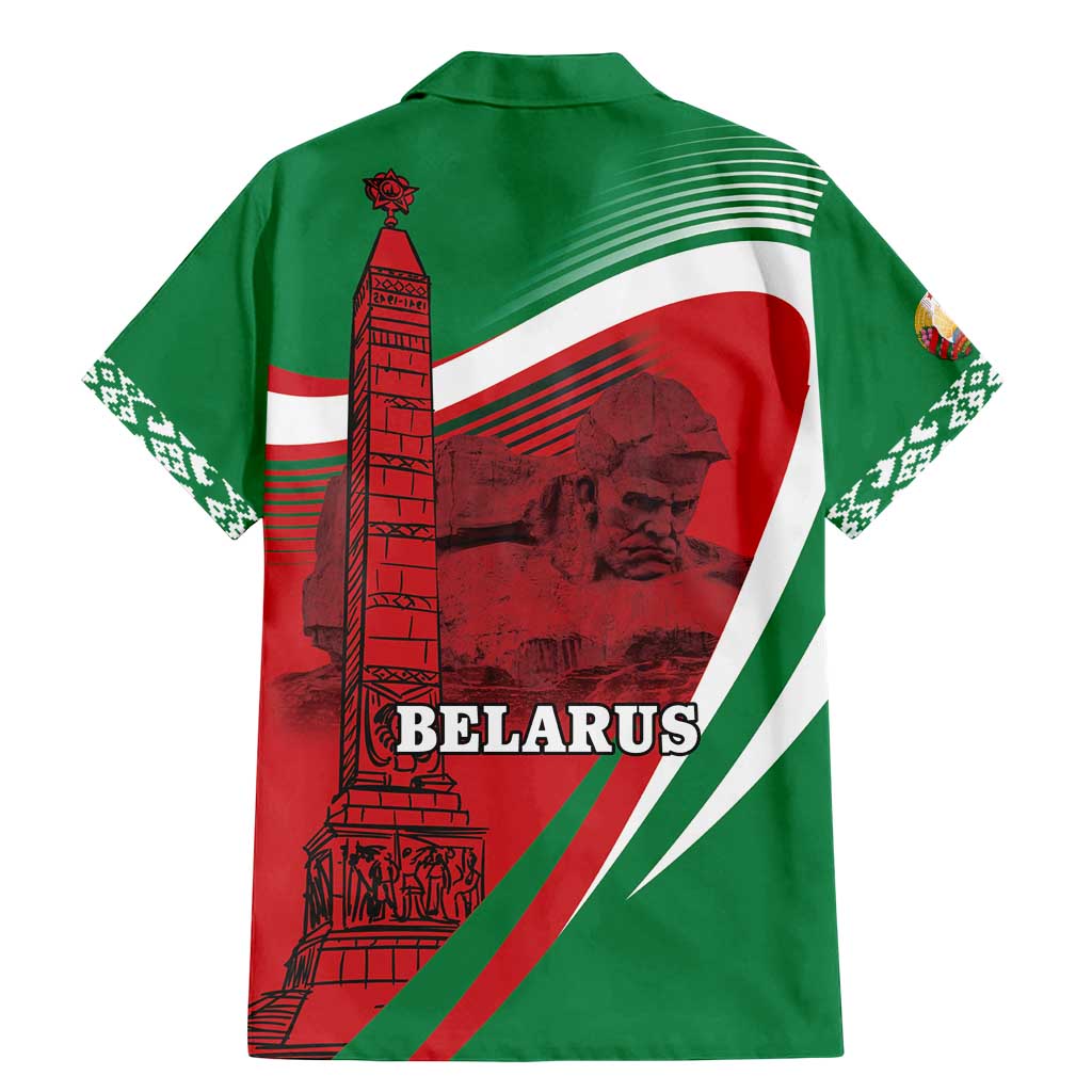 Belarus Independence Day Family Matching Mermaid Dress and Hawaiian Shirt Brest Fortress And Victory Square