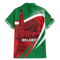 Belarus Independence Day Family Matching Mermaid Dress and Hawaiian Shirt Brest Fortress And Victory Square