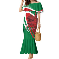 Belarus Independence Day Family Matching Mermaid Dress and Hawaiian Shirt Brest Fortress And Victory Square