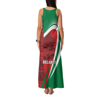 Belarus Independence Day Family Matching Tank Maxi Dress and Hawaiian Shirt Brest Fortress And Victory Square