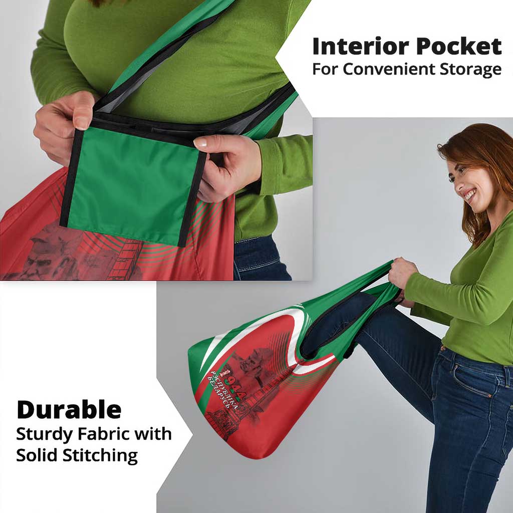 Belarus Independence Day Grocery Bag Brest Fortress And Victory Square