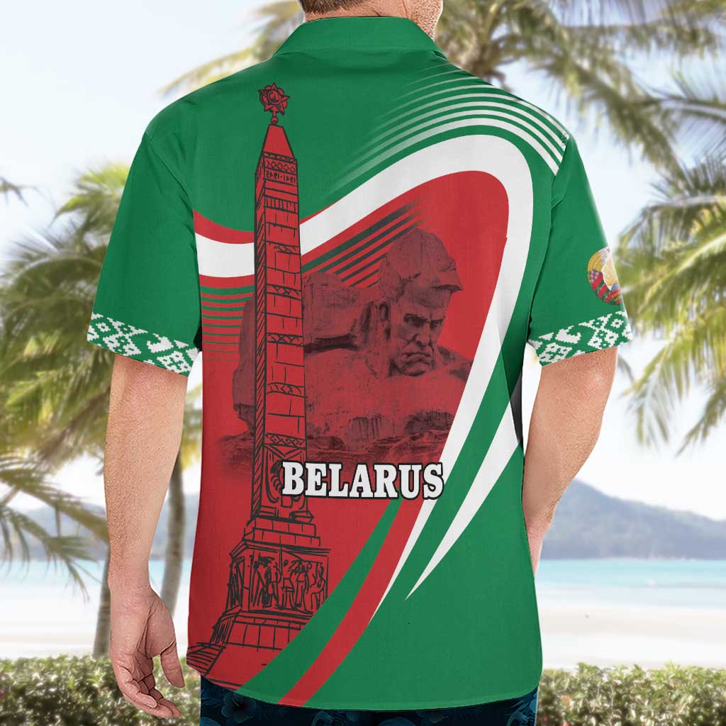Belarus Independence Day Hawaiian Shirt Brest Fortress And Victory Square