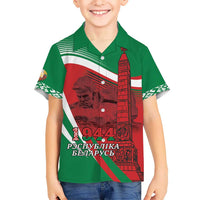 Belarus Independence Day Hawaiian Shirt Brest Fortress And Victory Square