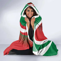 Belarus Independence Day Hooded Blanket Brest Fortress And Victory Square