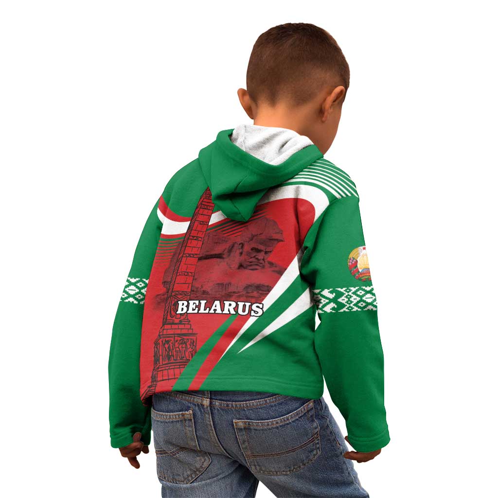 Belarus Independence Day Kid Hoodie Brest Fortress And Victory Square
