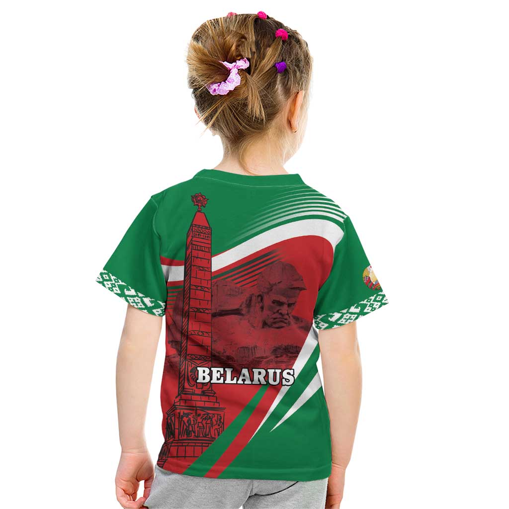 Belarus Independence Day Kid T Shirt Brest Fortress And Victory Square