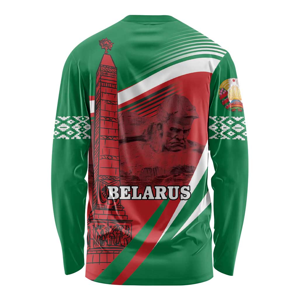 Belarus Independence Day Long Sleeve Shirt Brest Fortress And Victory Square
