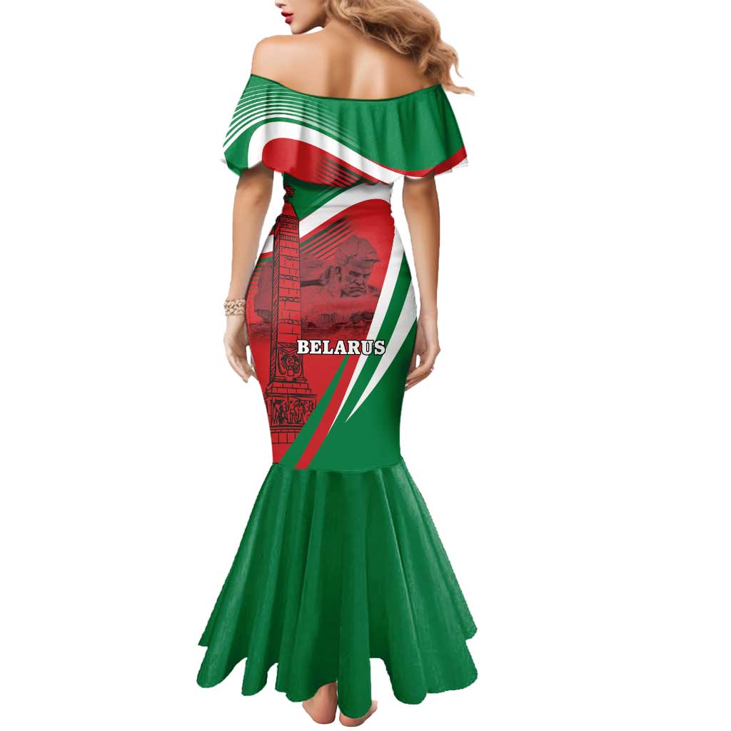 Belarus Independence Day Mermaid Dress Brest Fortress And Victory Square