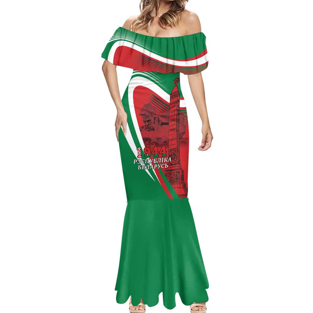Belarus Independence Day Mermaid Dress Brest Fortress And Victory Square