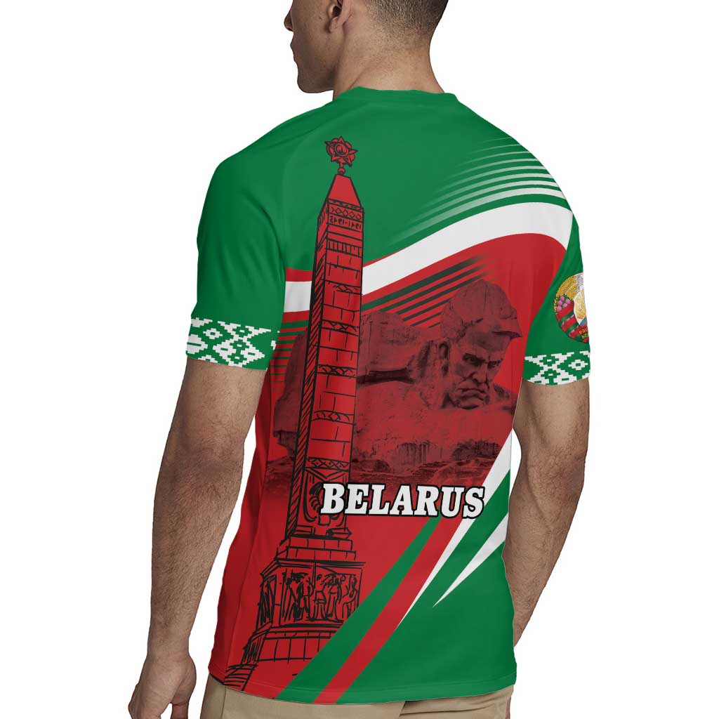 Belarus Independence Day Rugby Jersey Brest Fortress And Victory Square