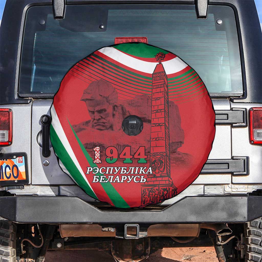 Belarus Independence Day Spare Tire Cover Brest Fortress And Victory Square