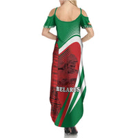 Belarus Independence Day Summer Maxi Dress Brest Fortress And Victory Square