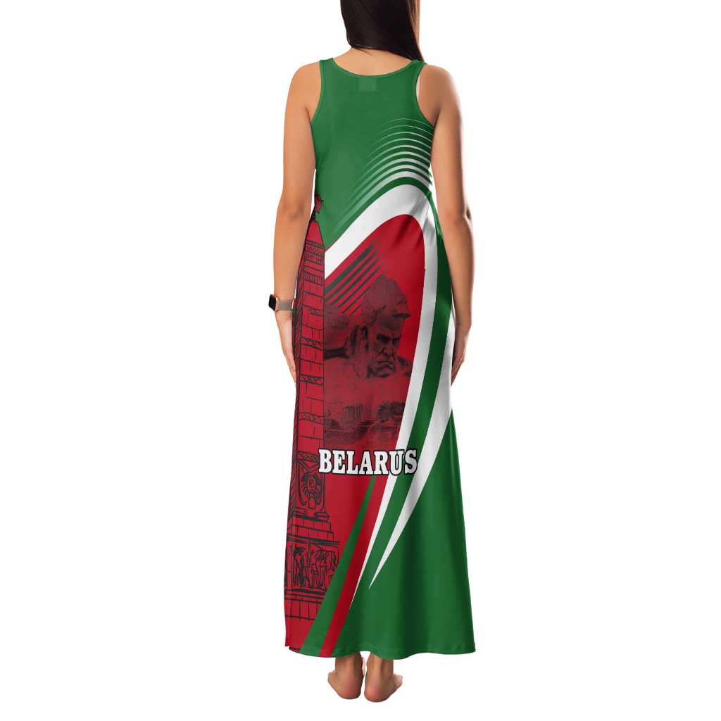 Belarus Independence Day Tank Maxi Dress Brest Fortress And Victory Square